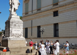 Interventi di indagine, documentazione e rilievo delle statue di Giuseppe Garibaldi, Vittorio Emanuele II e Giacomo Zanella nel centro storico di Vicenza